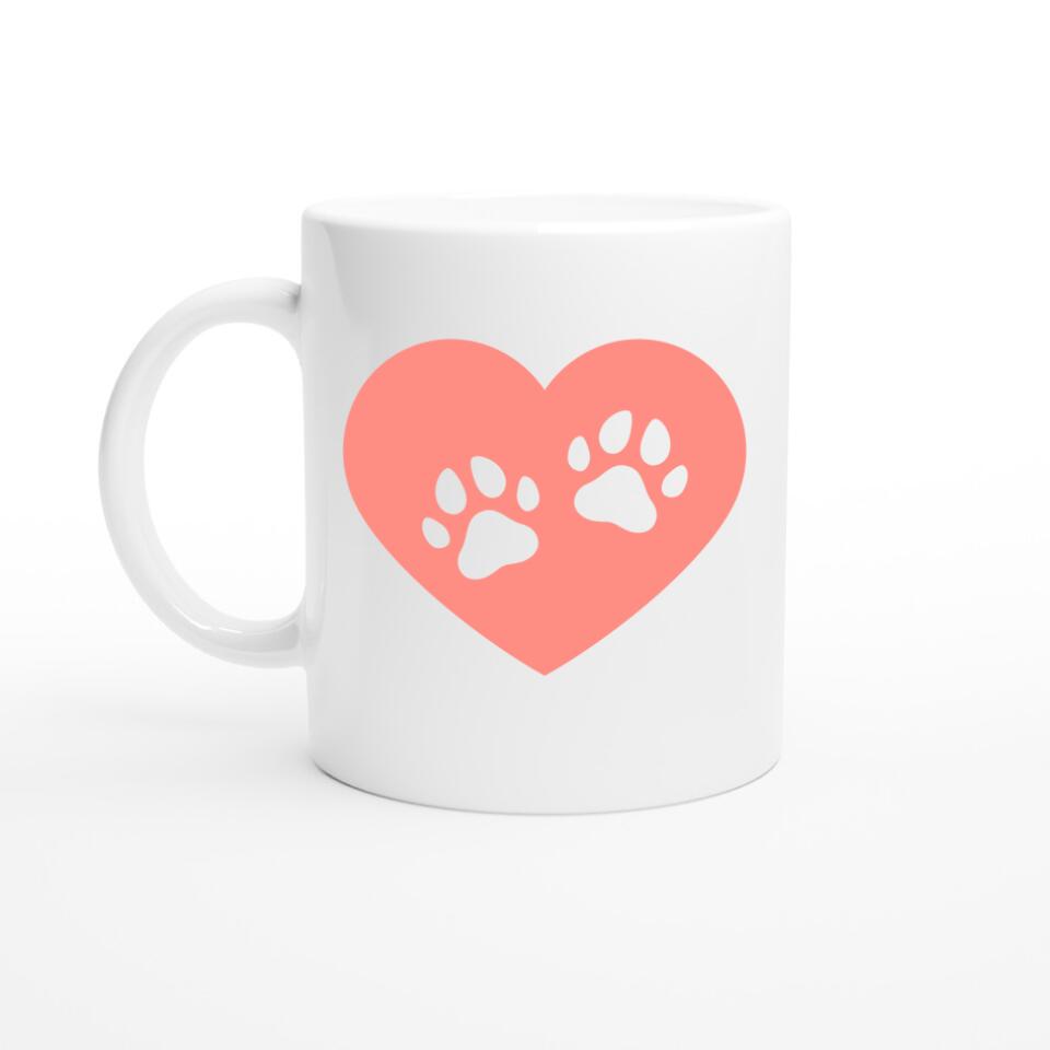 Tasse mit Hund Motiv graviriert