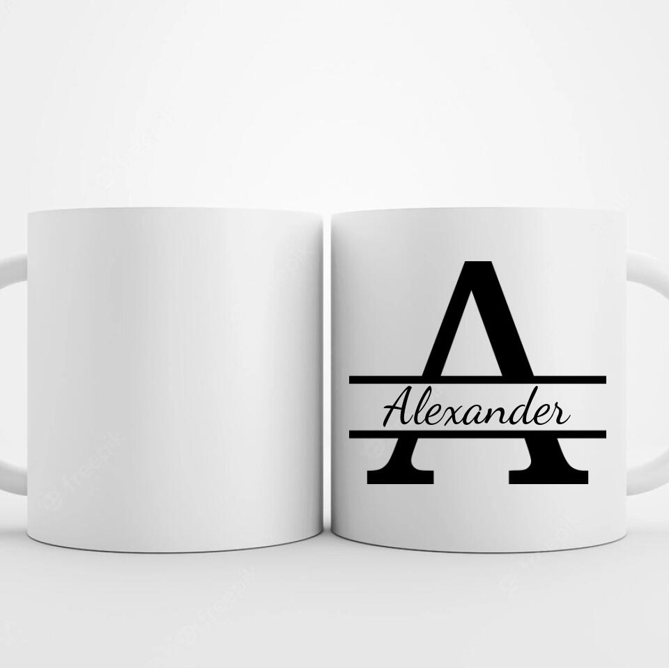 Keramiktasse mit Namen