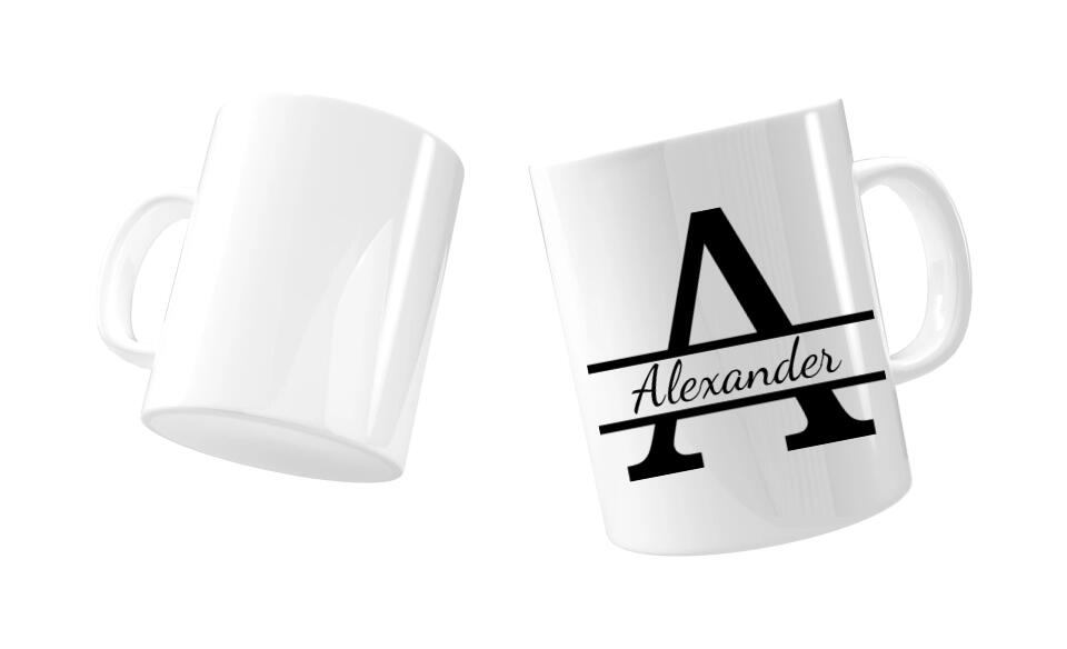 Personalisierte Namenstasse