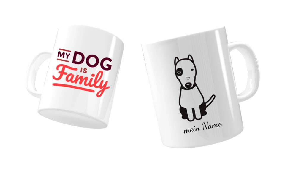 tasse personalisieren hund