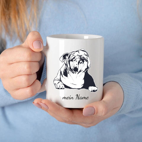 personalisierte tasse hund