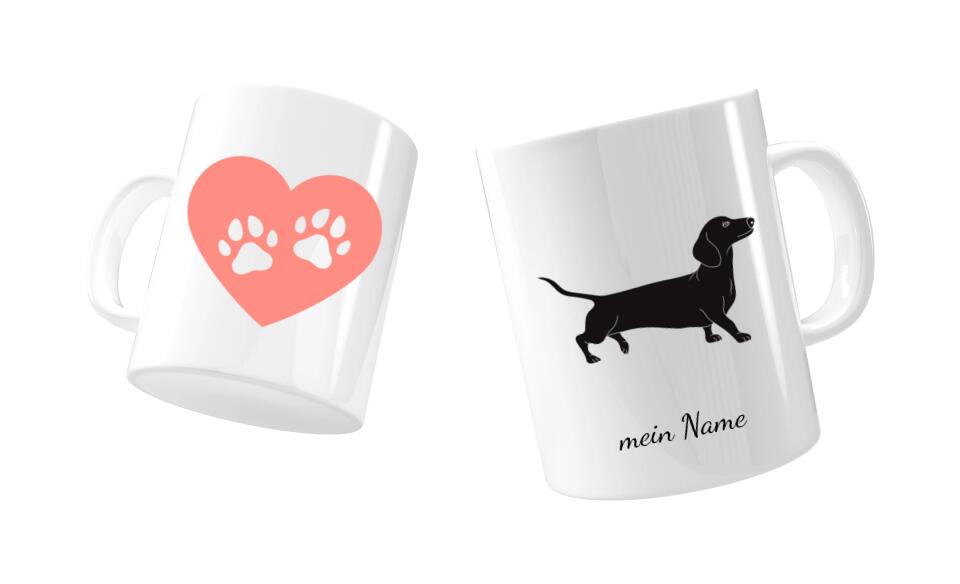 Tasse bedrucken Hund