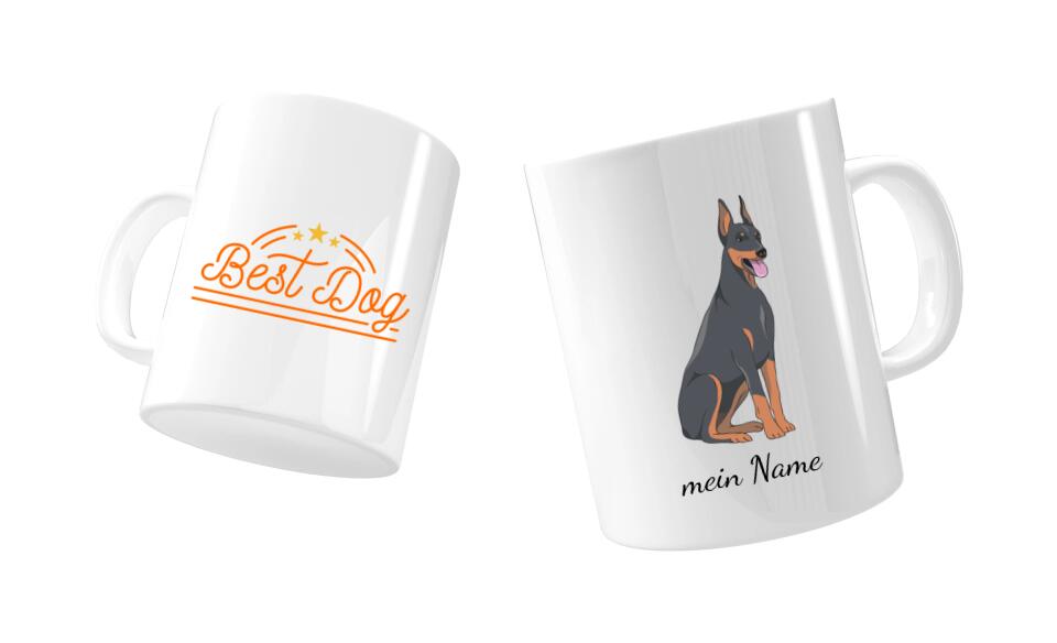 tasse mit hund selbst gestalten
