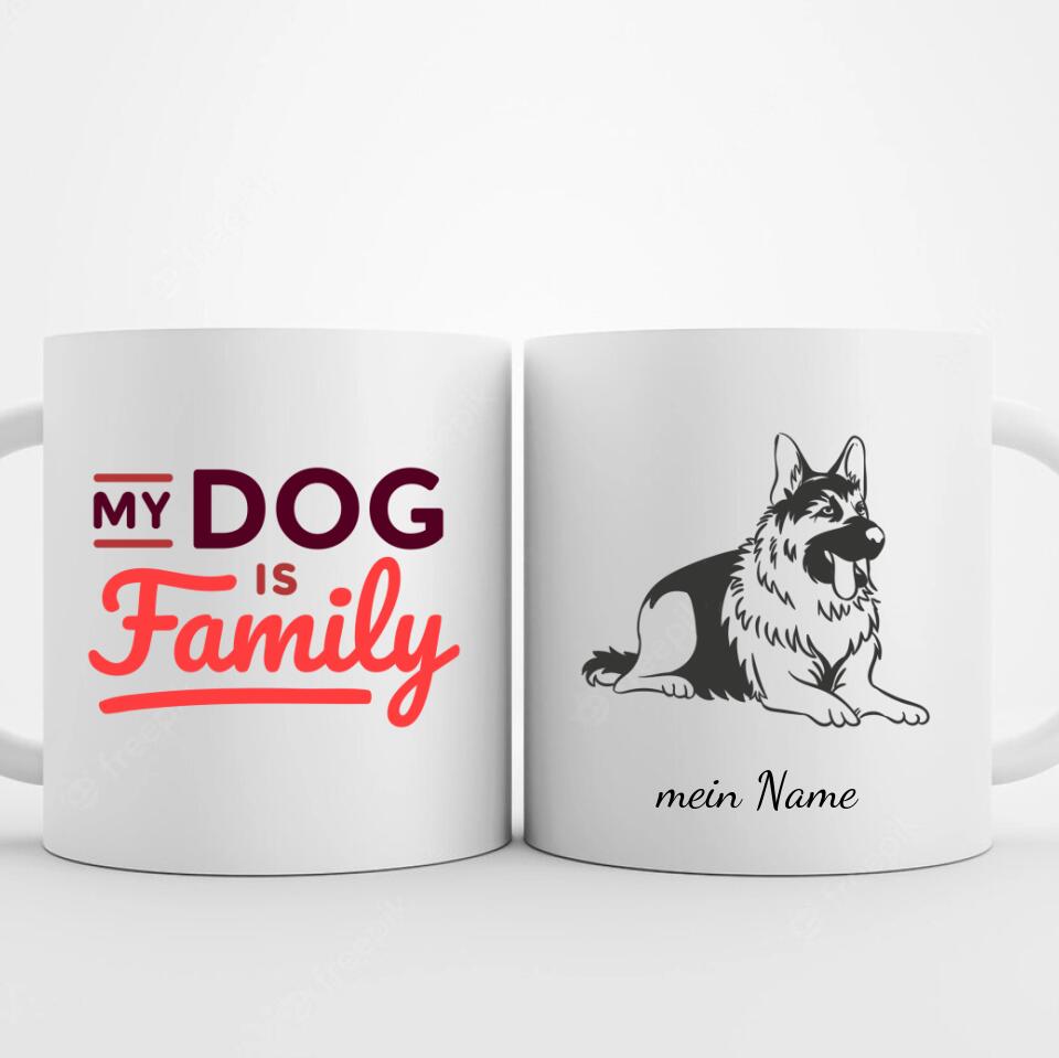 Tasse personalisieren Hund