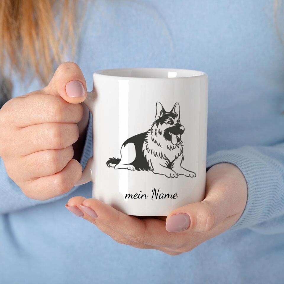 personalisierte Tasse Hund