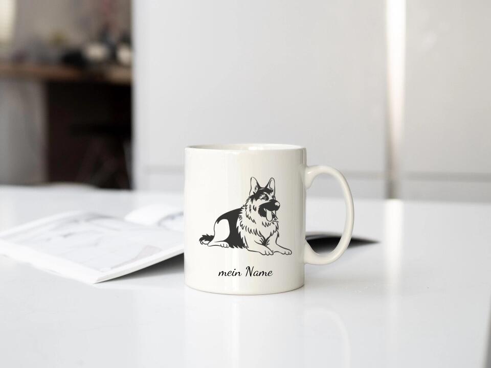 tasse gestalten hund