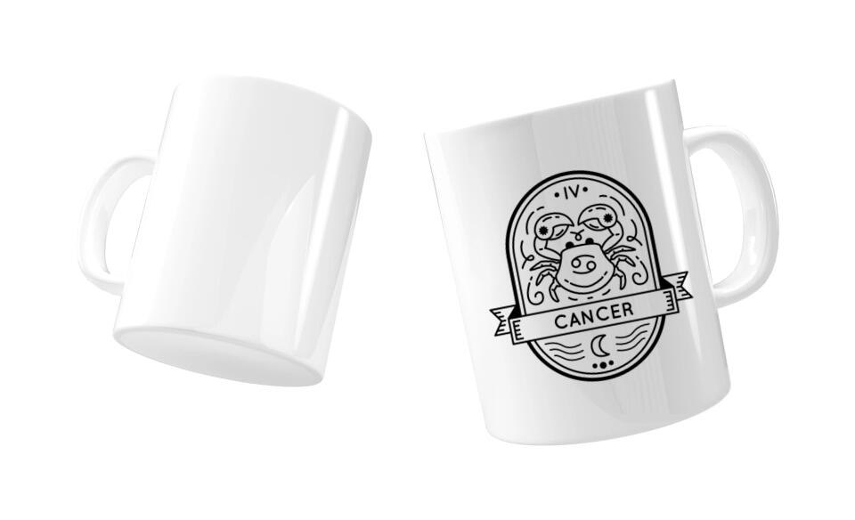sternzeichen krebs tasse
