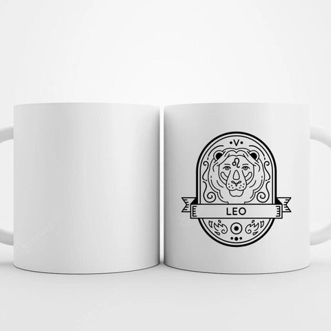 leo zodiac tasse