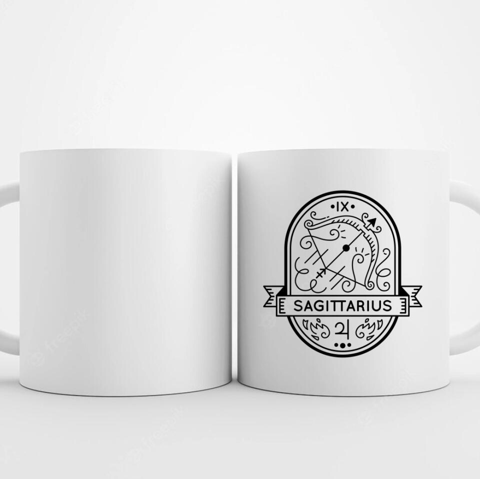 tasse mit sternzeichen schütze