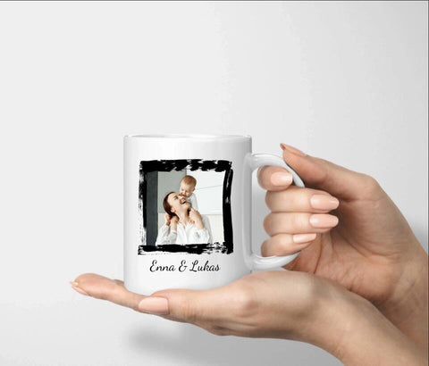 Ich liebe dich Mama - Tasse mit Spruch und Foto