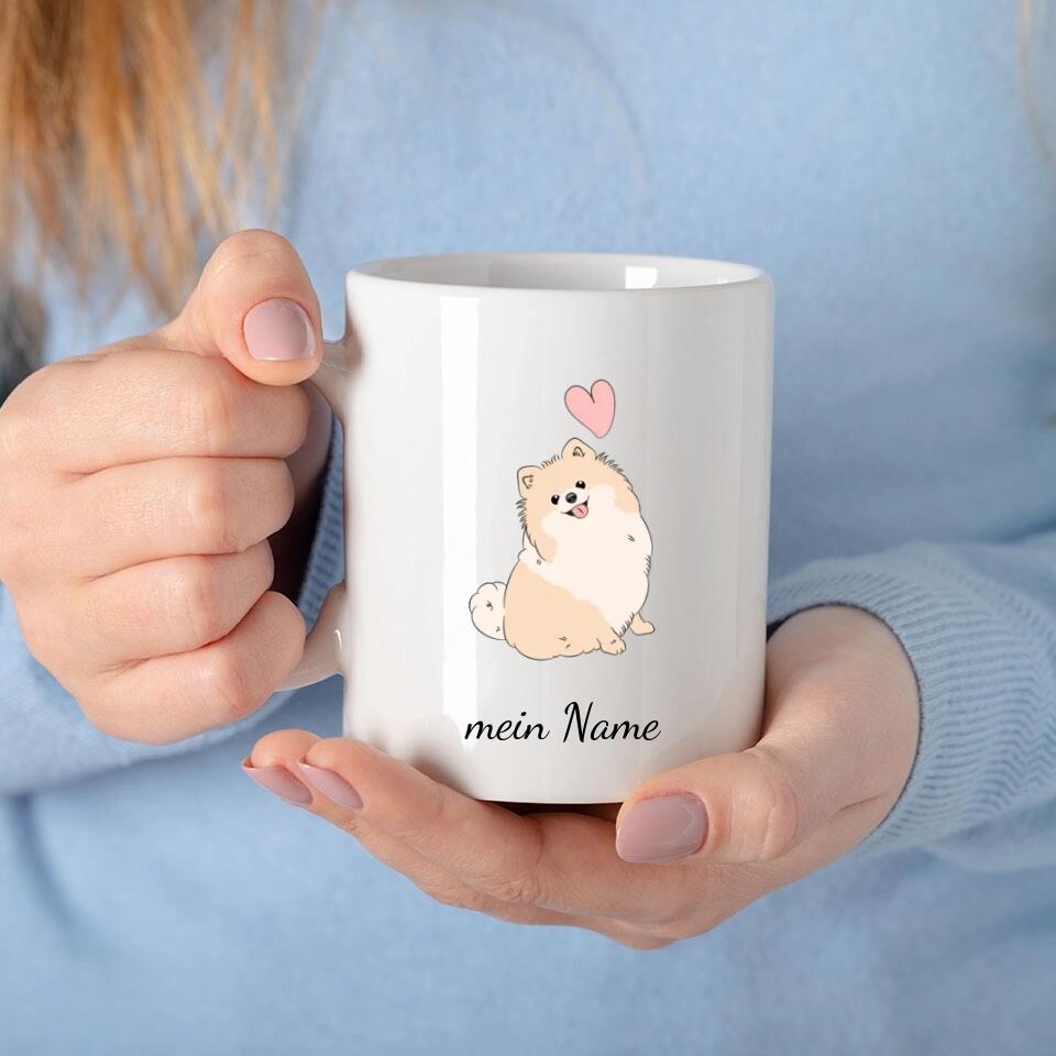 personalisierte tasse hund