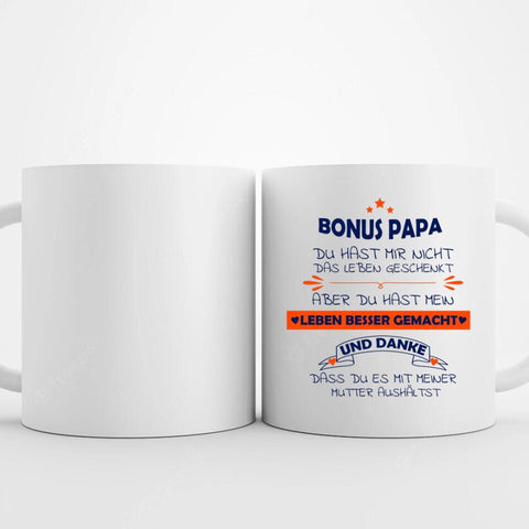 bonus papa tasse persoanlisieren mit spruch und foto