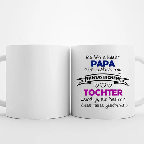 ich bin stolzer papa tasse
