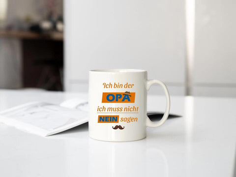 tasse als geschenk für opa