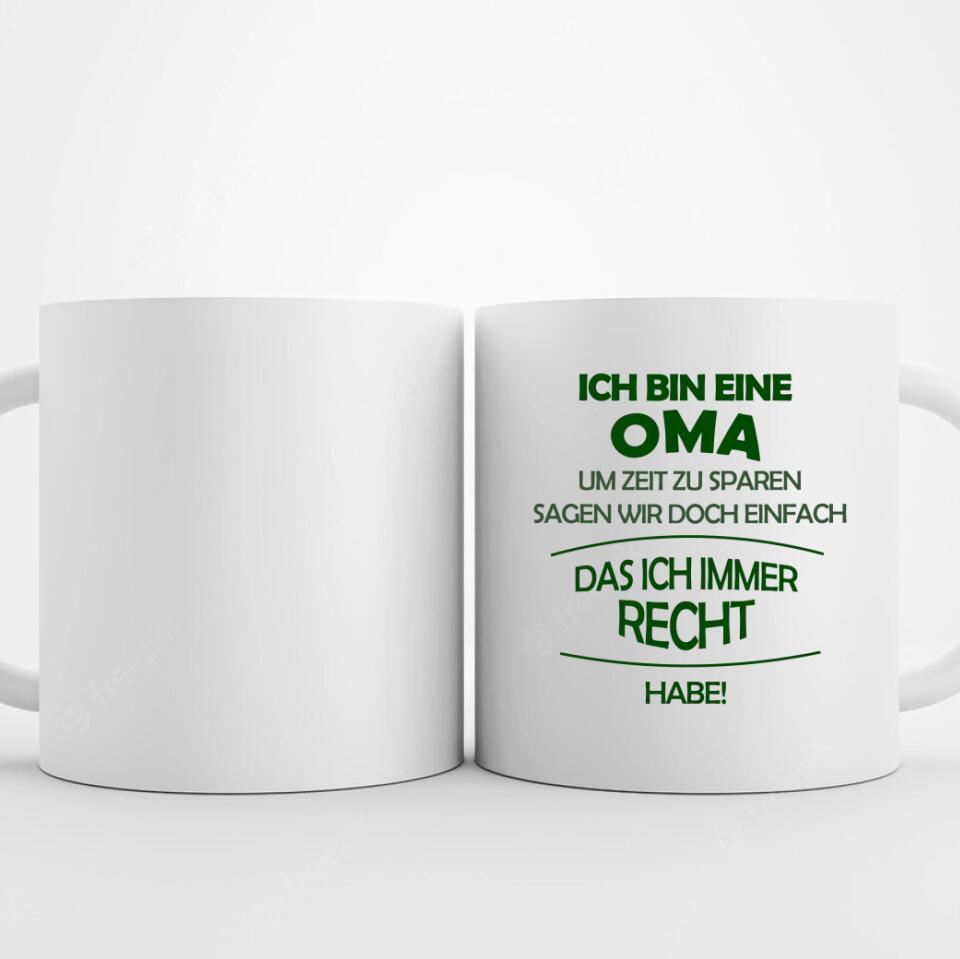 tasse personalisieren oma