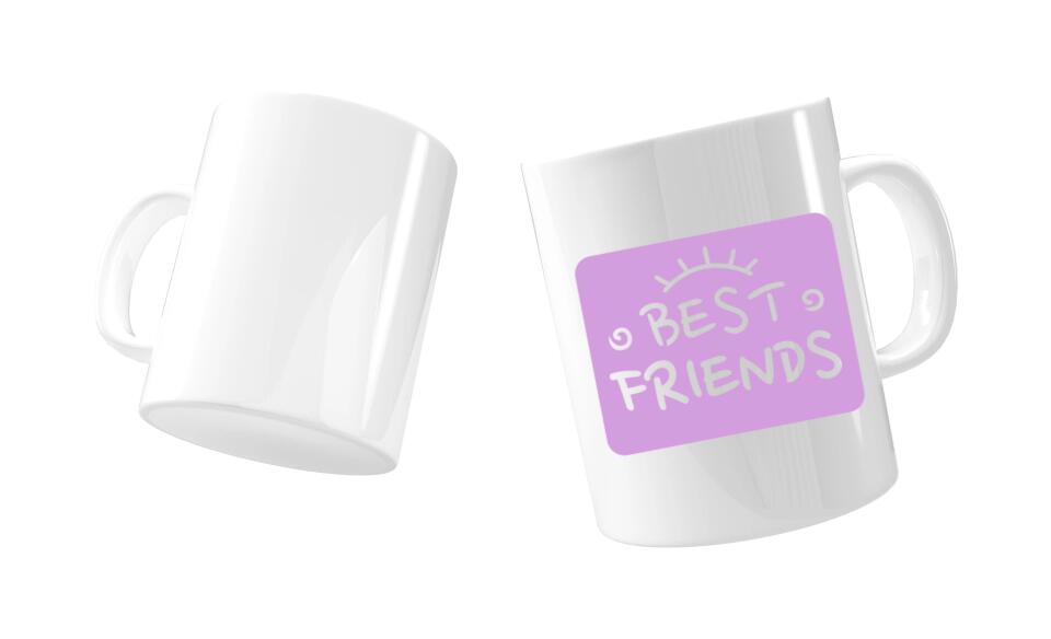 best friends tasse