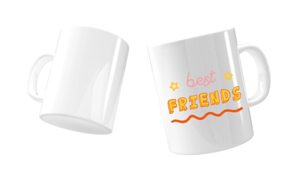 personalisierte tasse best friends