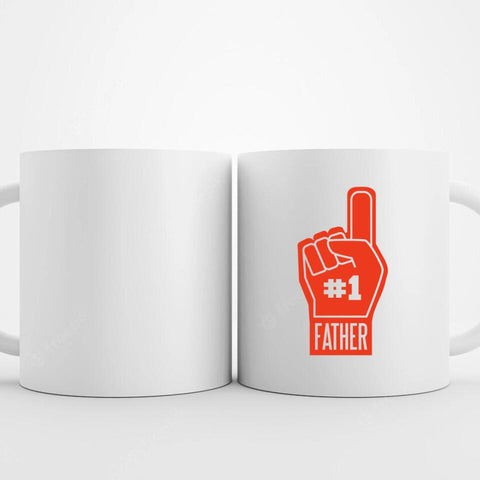 vatertag tasse - number one father