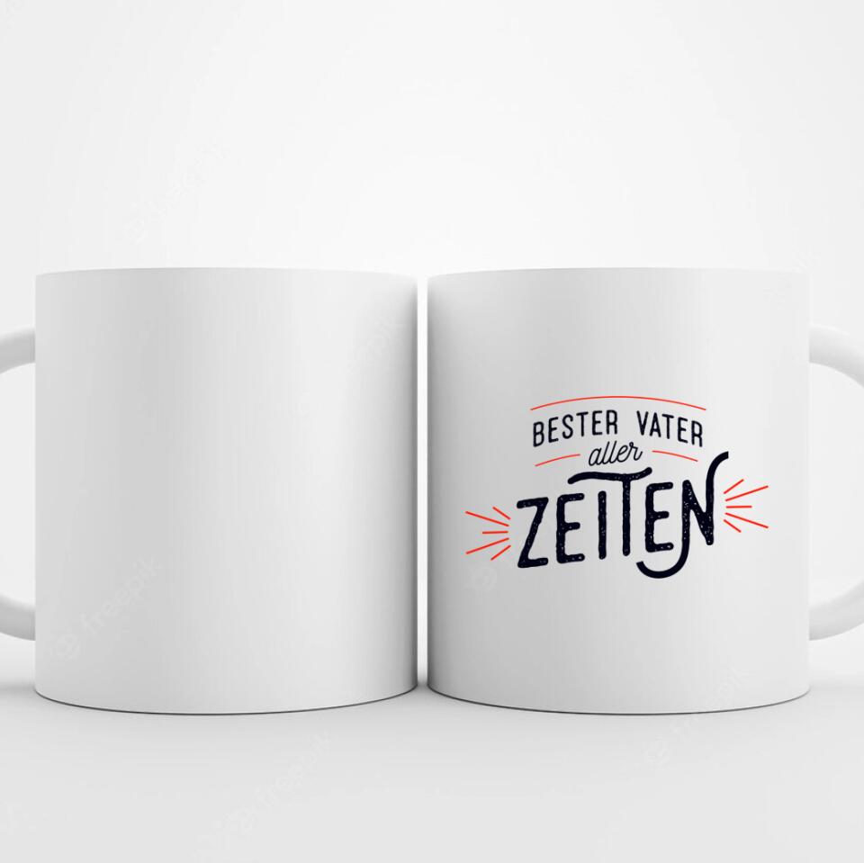bester papa tasse bedruckn mit spruch und foto