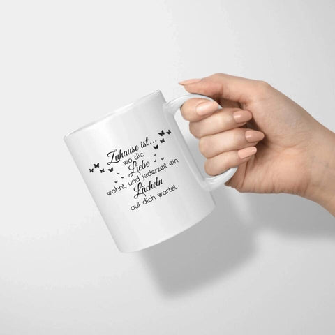 tasse familie zuhause ist wo die liebe wohnt