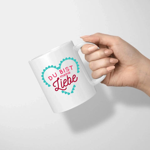 Du bist meine Liebe - Personalisierte Foto Tasse