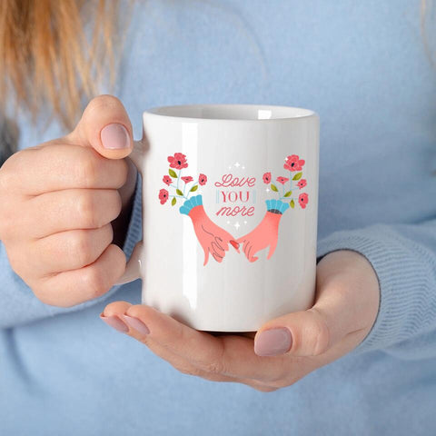 tasse romantisch - i love you more