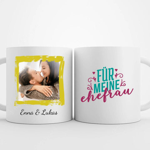 Für meine Ehefrau - Foto Tasse gestalten