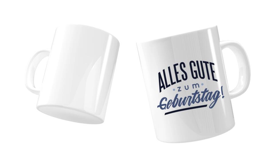 geburtstag tassen personalisiert mit bild und text