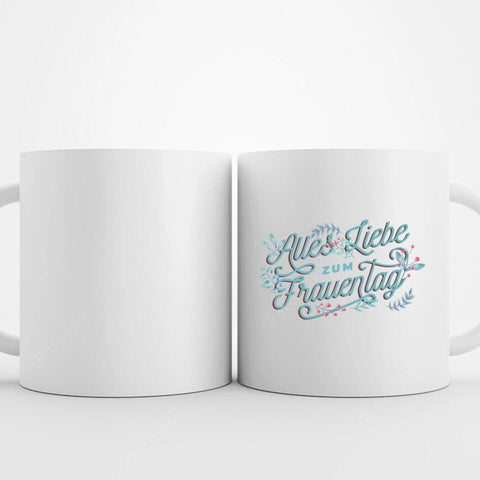 tasse mit bild und spruch zum frauentag