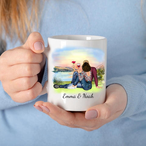 Personalisierte Tasse Paar