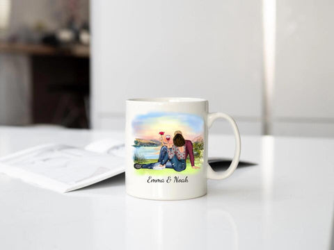 Personalisierte Tasse Paar