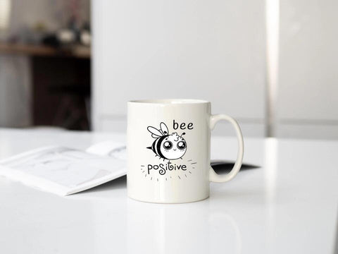 Bee Positive Tasse