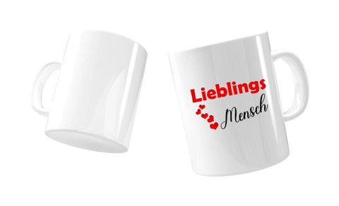 Lieblingsmensch Tasse mit Foto bedrucken