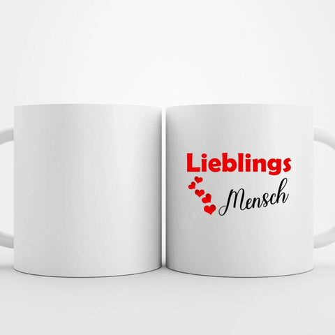 du bist mein lieblingsmensch tasse