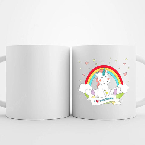 Lustige Tasse mit Einhorn