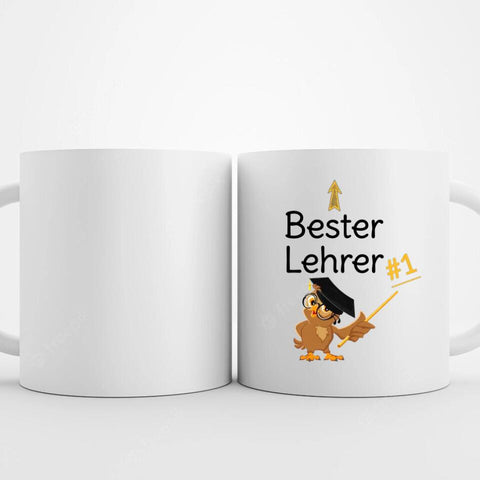 Bester Lehrer Personalisierte Foto Tasse