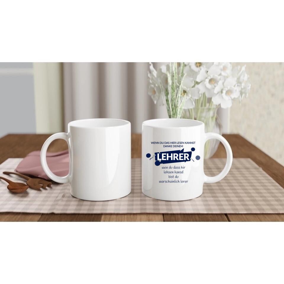 Tasse als Geschenk für Lehrer