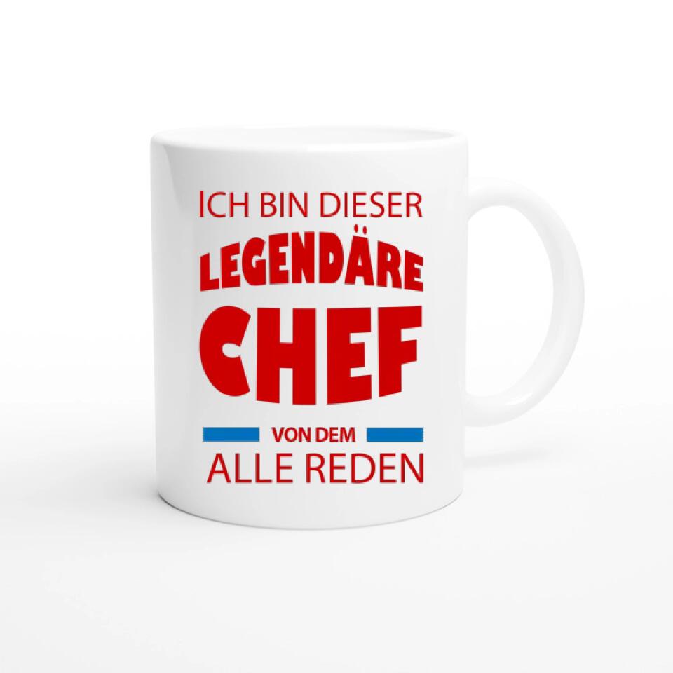 Tasse für Chef mit Spruch