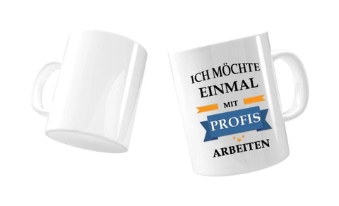 Tasse mit lustigem Spruch personalisieren