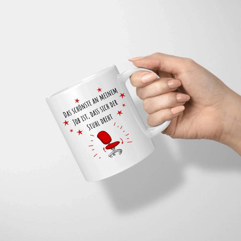 Lustige Tasse Arbeit