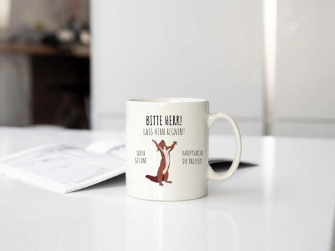 Eichhörnchen Tasse mit lustigem Spruch