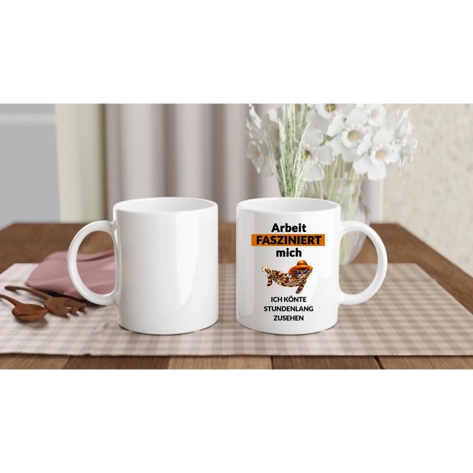 Foto Tasse mit Spruch Arbeit