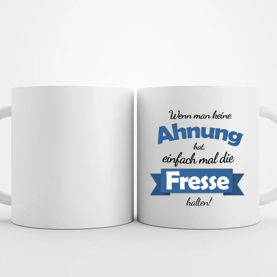 Lustige Tasse mit Spruch bedrucken