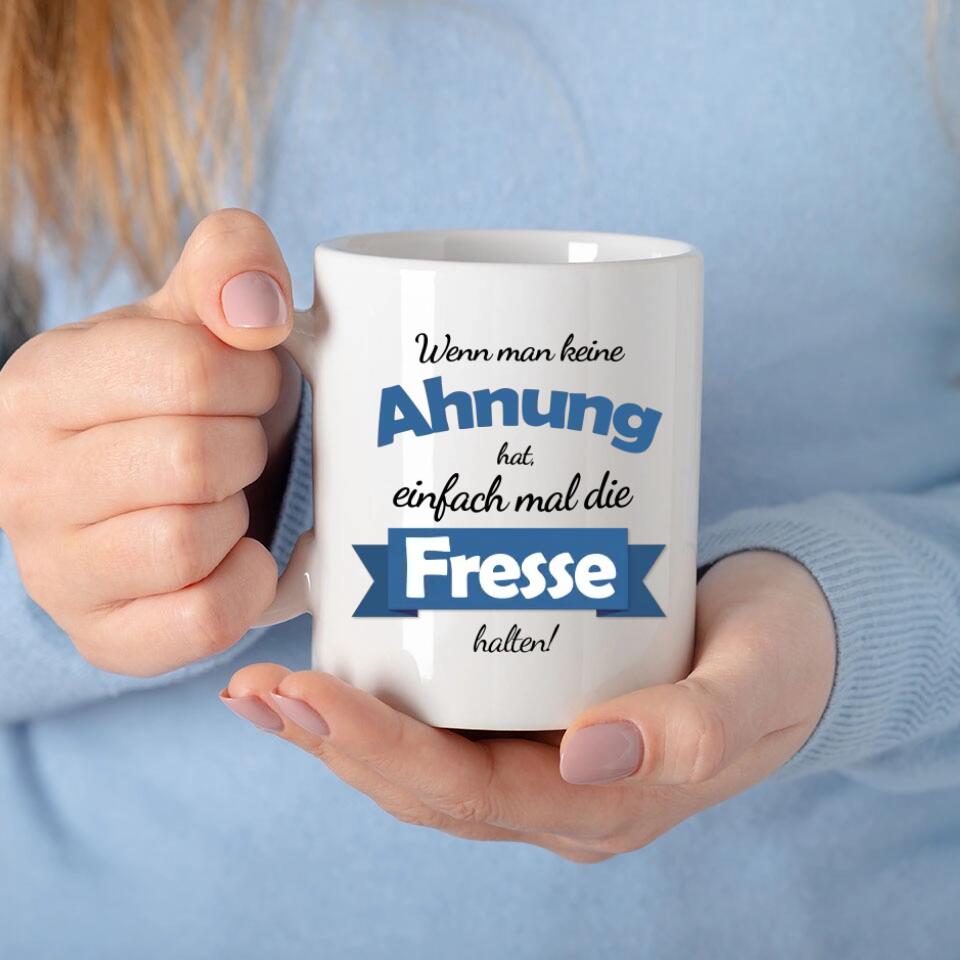 Tasse mit lustigem Spruch gestalten