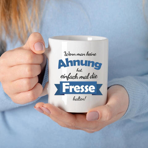 Tasse mit lustigem Spruch gestalten