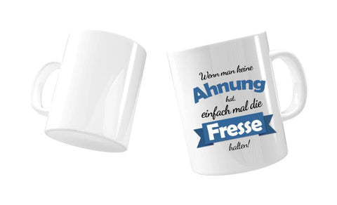 Tassen mit lustigen Sprüchen und Foto bedrucken