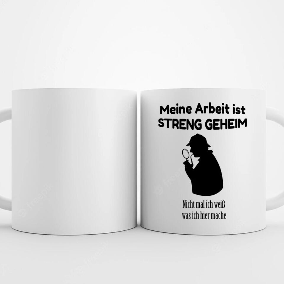 Tasse Arbeit lustig