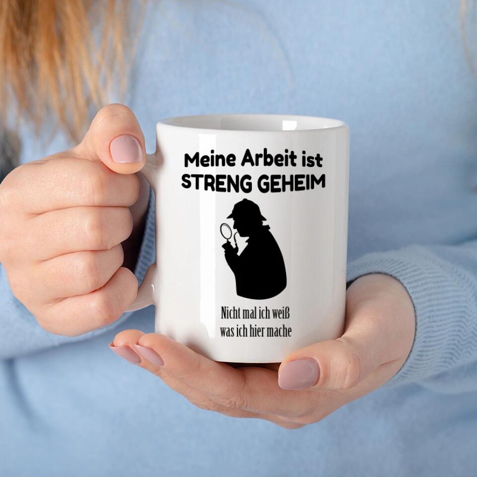 tasse mit spruch arbeit 