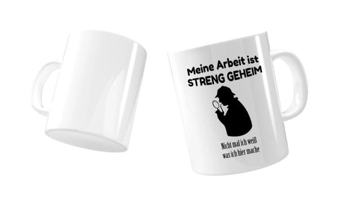 tasse mit spruch arbeit