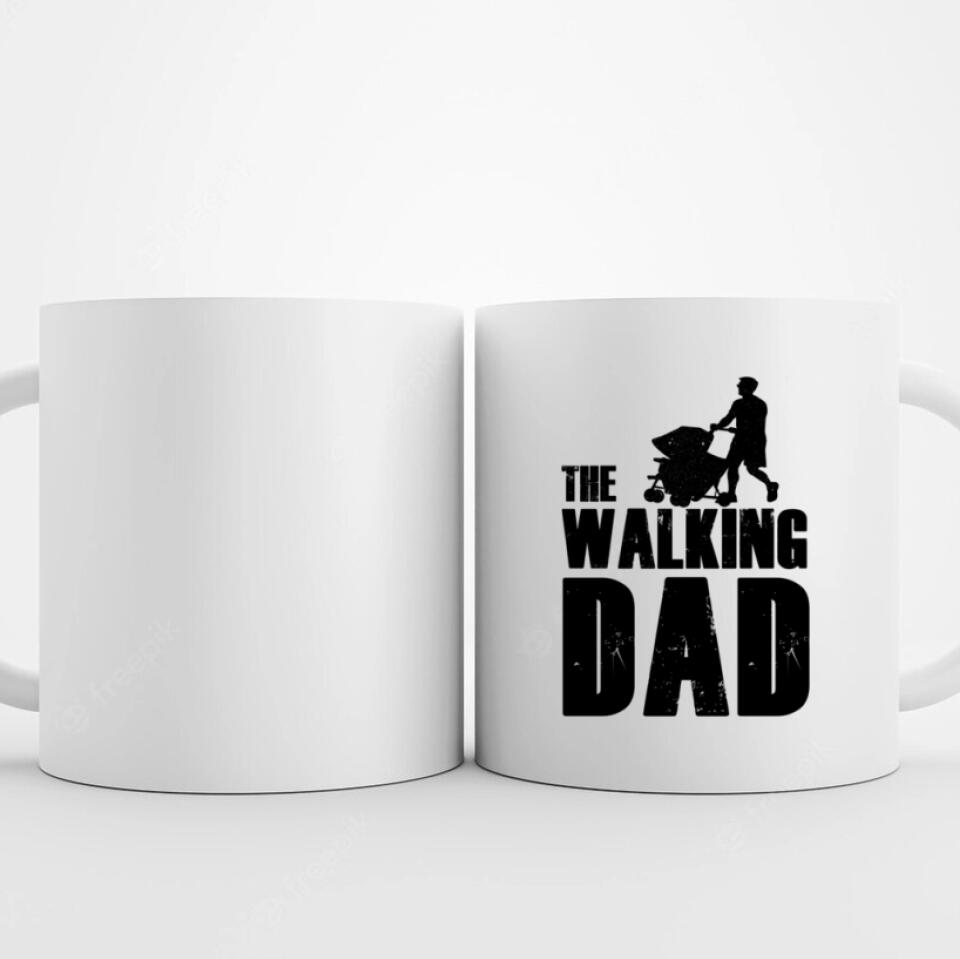 Tasse mit lustigem Spruch The Walking Dad